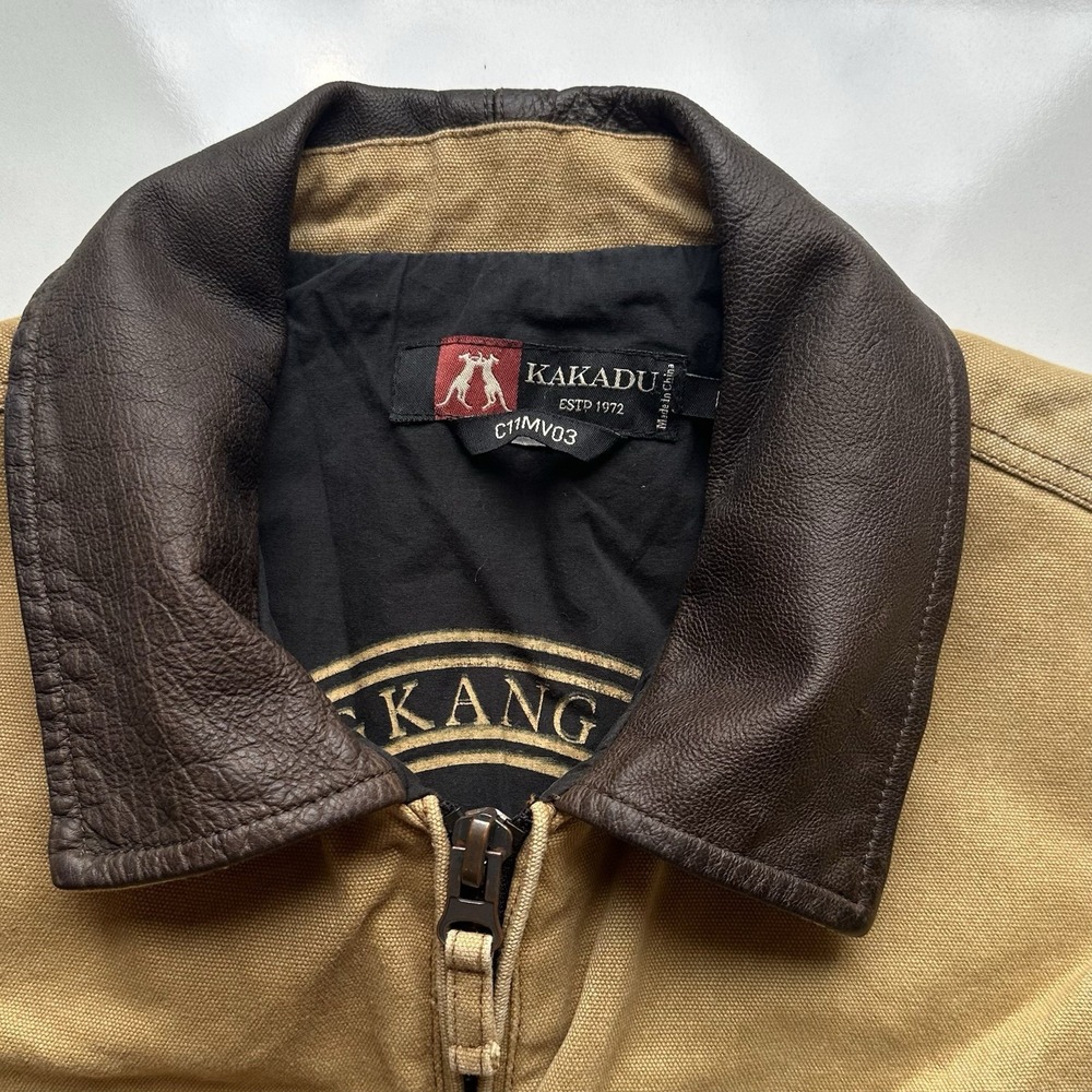 Kakadu Traders Australia Kelly Concealed Carry Vest Men L Brown Canvas - Picture 8 of 12